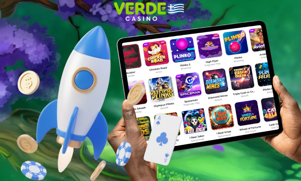 Το Verde Casino προσφέρει πάνω από 120 στιγμιαία παιχνίδια για να διαλέξετε